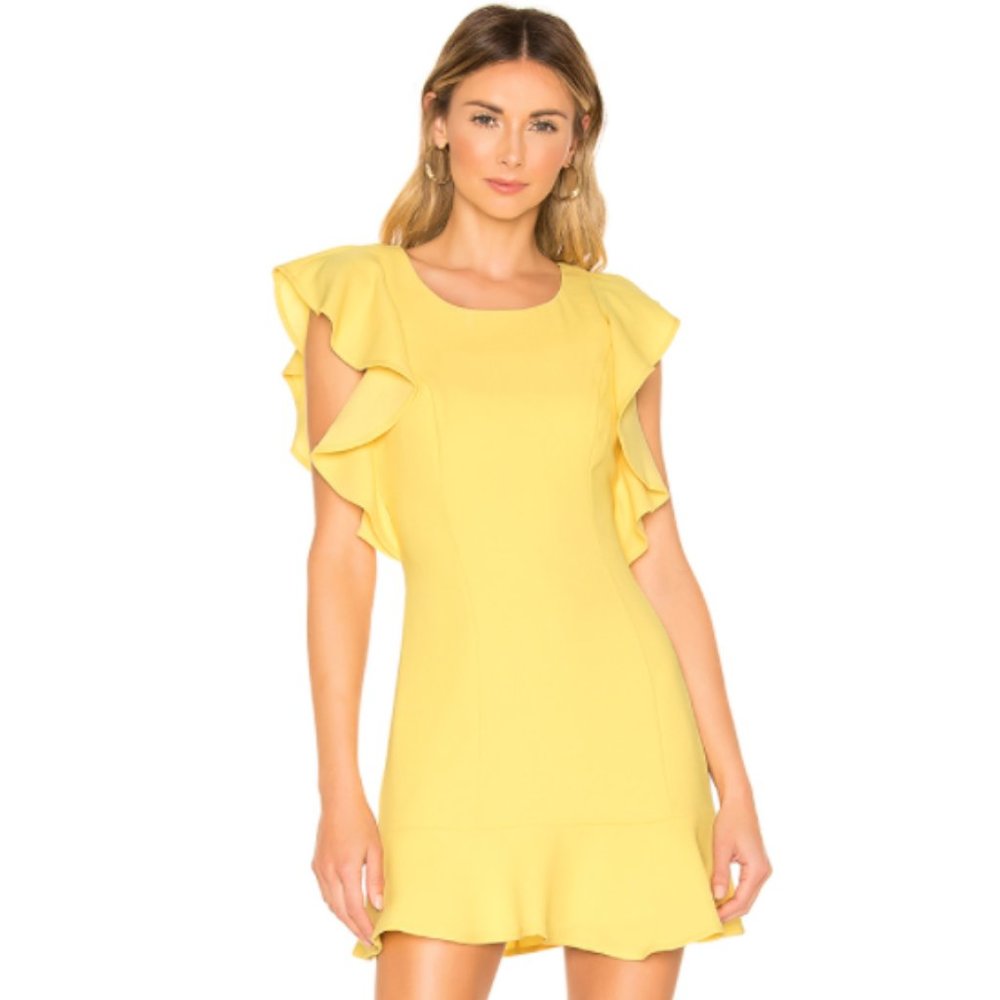 BCBGENERATION Ruffle Mini Dress